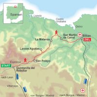 Wegskizze Wanderung Baskenland 6Ü